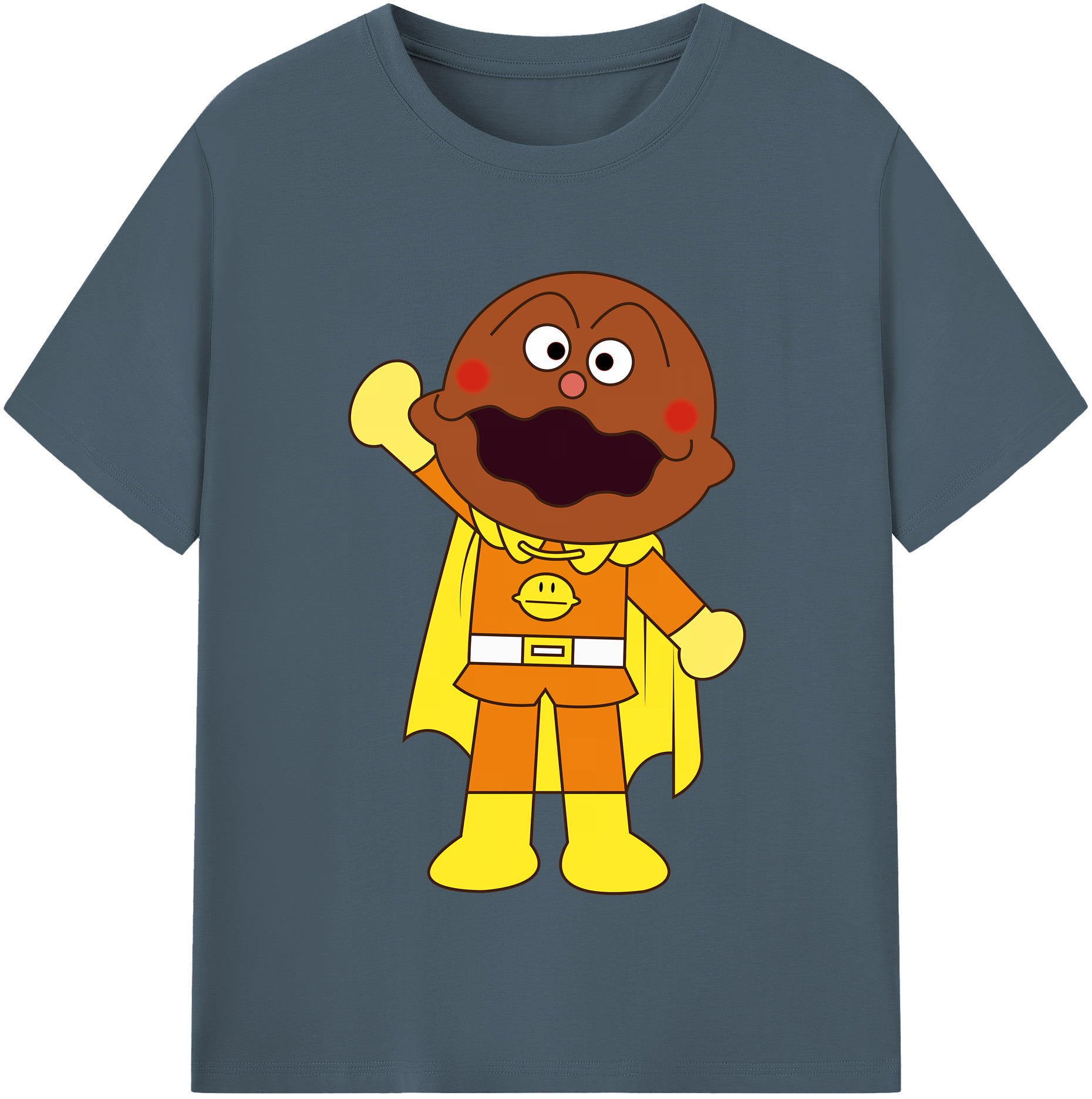 （画像用） アンパンマン Anpanman 綿100％半袖Tシャツ（フロントプリント）